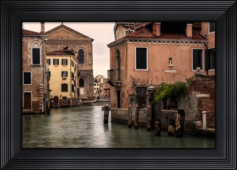 Framed Balcony with a View Print