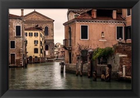 Framed Balcony with a View Print