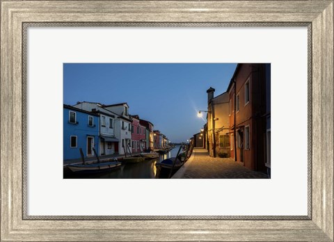 Framed Daybreak in Burano I Print