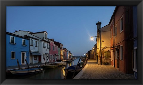 Framed Daybreak in Burano I Print