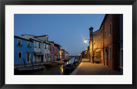 Framed Daybreak in Burano I Print