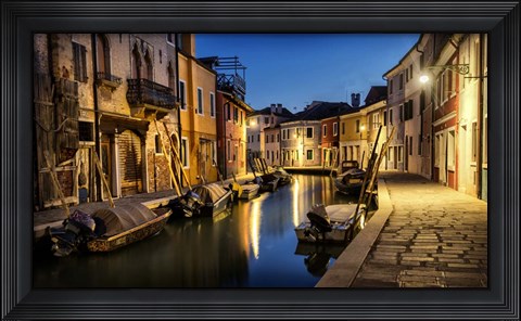 Framed Daybreak in Burano II Print