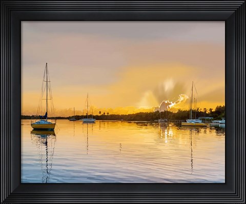 Framed Sailing Portrait II Print