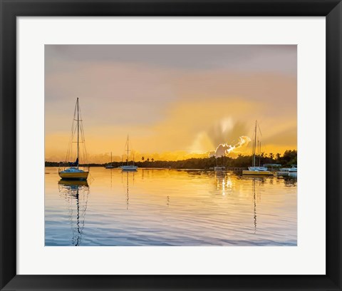 Framed Sailing Portrait II Print