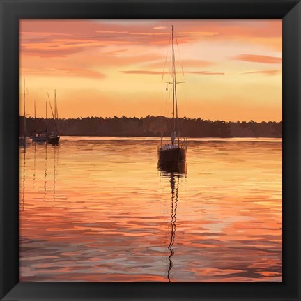 Framed Sailing Portrait III Print