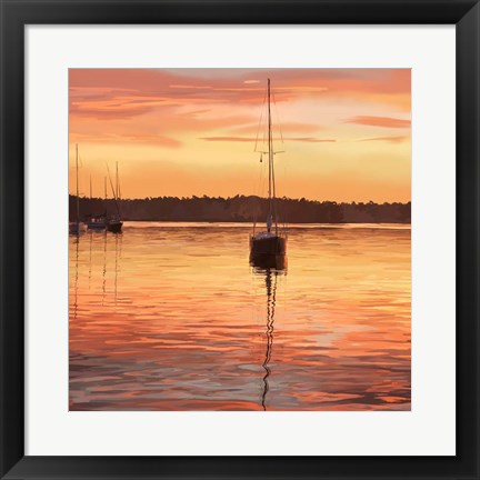 Framed Sailing Portrait III Print