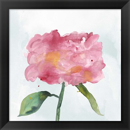 Framed Joyful Peony IV Print