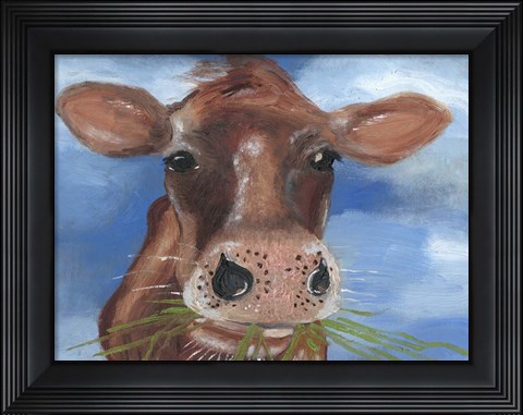 Framed Morning Chew I Print