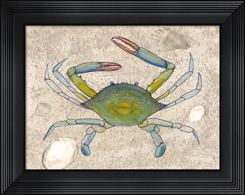 Framed Crabulous II Print
