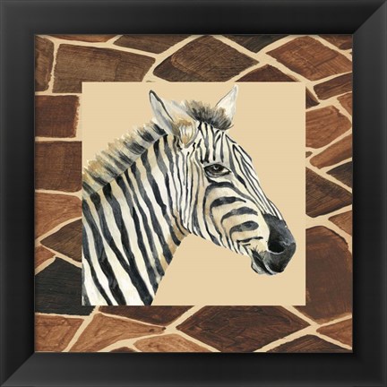 Framed Safari I Print