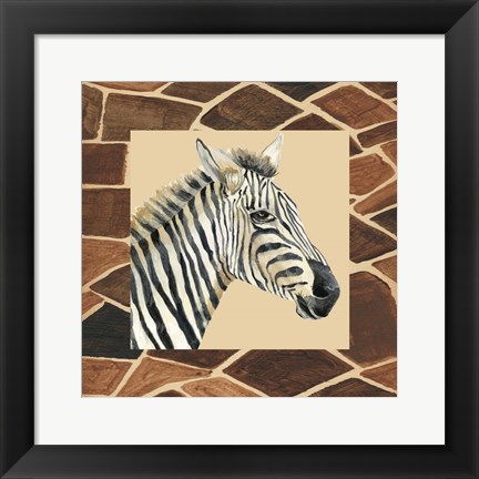 Framed Safari I Print