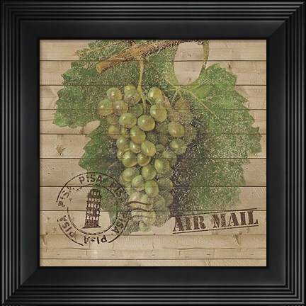 Framed Grape Crate IV Print