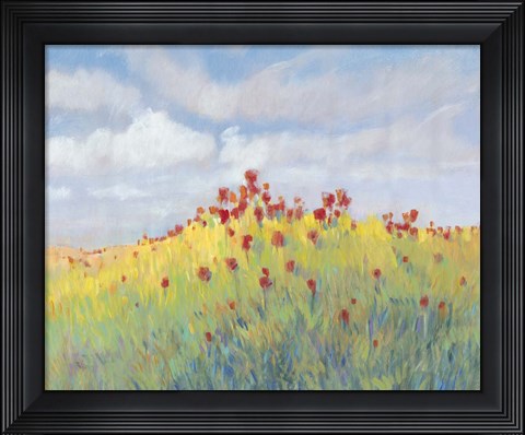 Framed Summer Breeze Meadow II Print