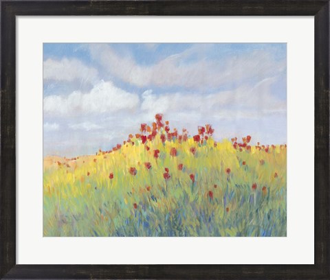 Framed Summer Breeze Meadow II Print