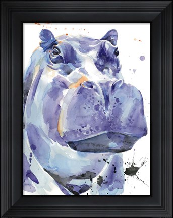 Framed Ultra Violet Safari I Print