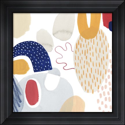 Framed Tropical Traffic I Print