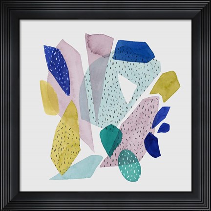 Framed Terrazzo Drift II Print