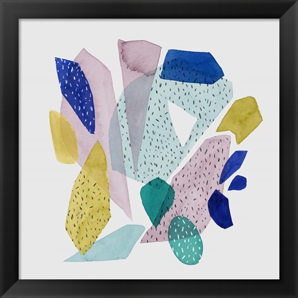 Framed Terrazzo Drift II Print