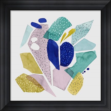 Framed Terrazzo Drift III Print