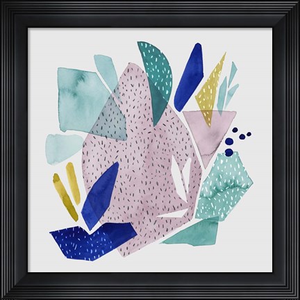 Framed Terrazzo Drift IV Print