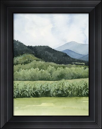 Framed Blue Sunday I Print