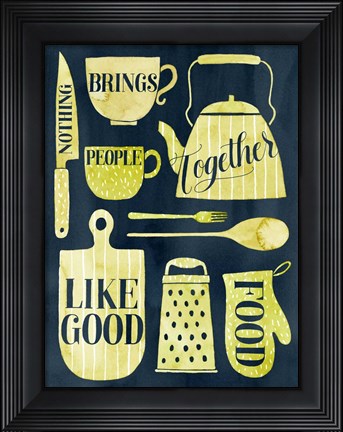 Framed Food for the Soul I Print