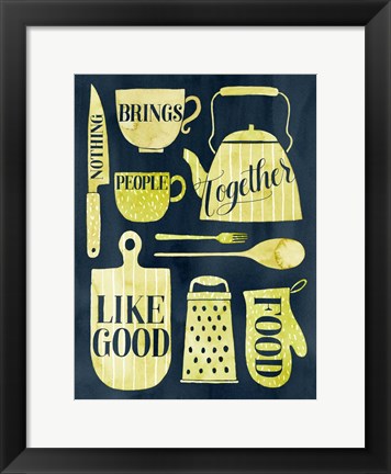 Framed Food for the Soul I Print