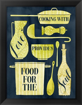 Framed Food for the Soul II Print