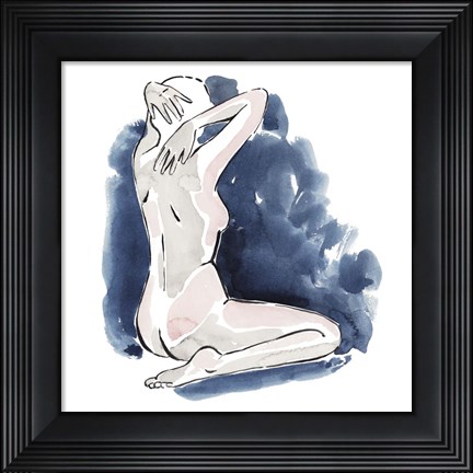 Framed Blissful Solitude I Print