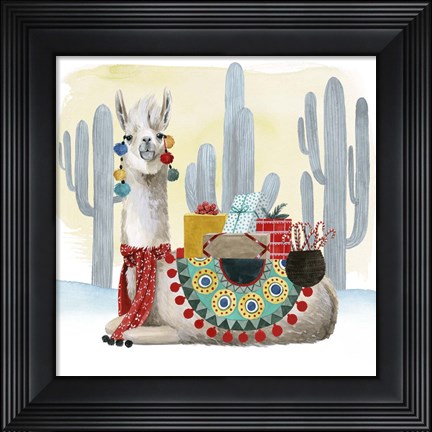 Framed Boho Christmas I Print