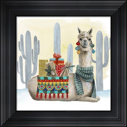 Framed Boho Christmas II Print