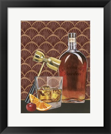 Framed Bar Gatsby II Print