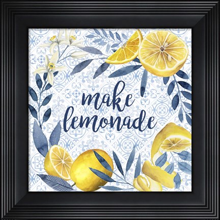 Framed Citrus Sayings I Print