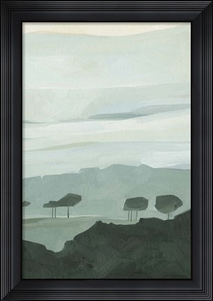 Framed Blue Ridge Fog II Print