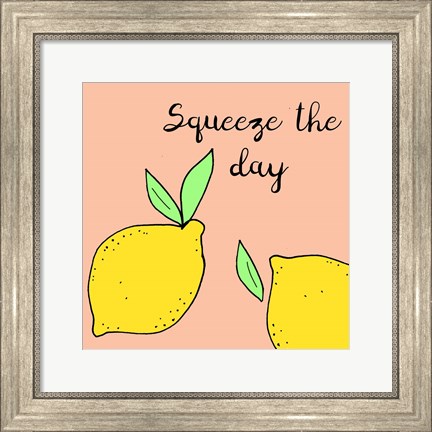 Framed Lemon Squeeze I Print