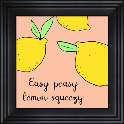 Framed Lemon Squeeze II Print
