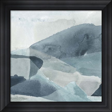 Framed Blue Range II Print