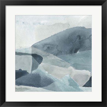 Framed Blue Range II Print