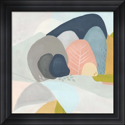 Framed Whimsical Valley I Print