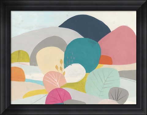 Framed Meadow Whimsy II Print