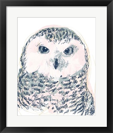 Framed Funky Owl Portrait IV Print