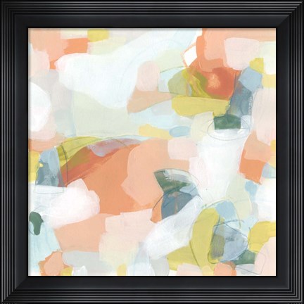 Framed Mosaic Scatter I Print