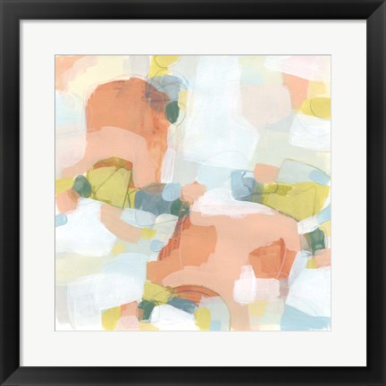 Framed Mosaic Scatter III Print