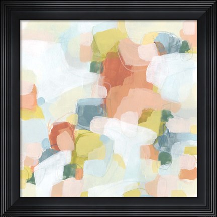 Framed Mosaic Scatter IV Print