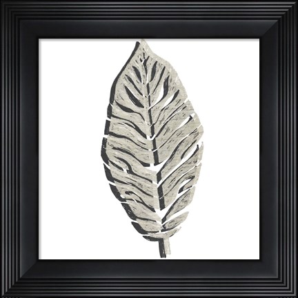 Framed Cut Paper Palms II Print