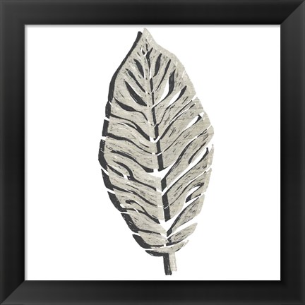 Framed Cut Paper Palms II Print