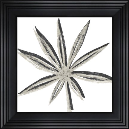 Framed Cut Paper Palms III Print