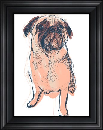 Framed Dog Portrait--Dave Print