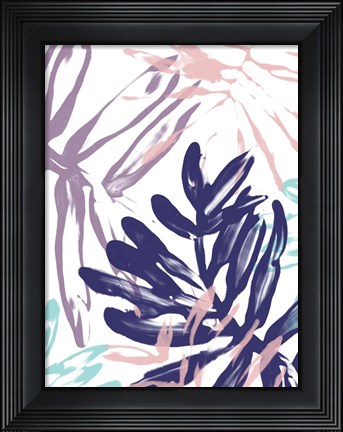 Framed Miami Floral II Print