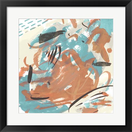 Framed Abstract Composition I Print